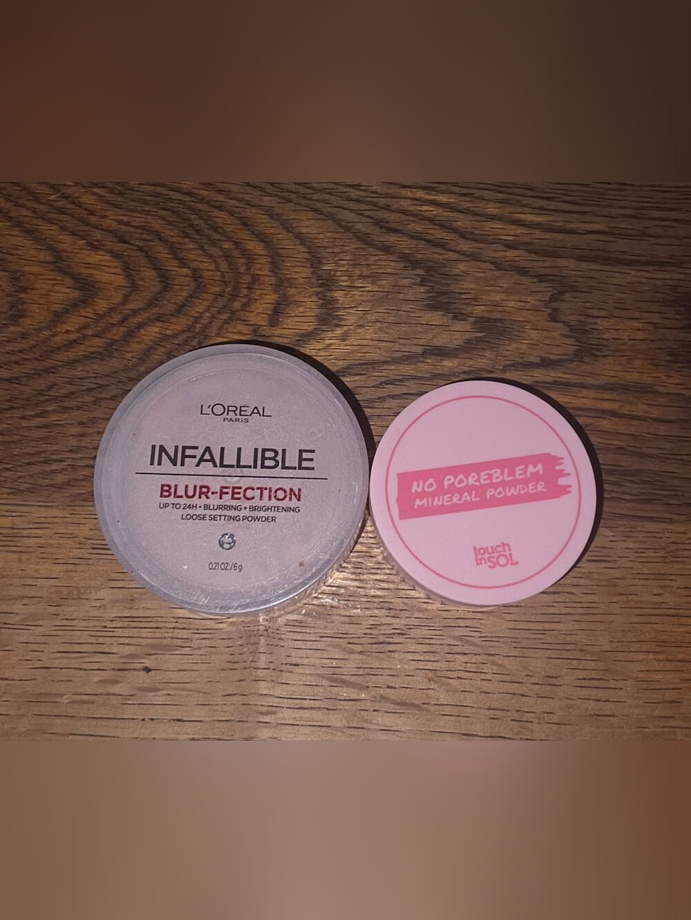 L'Oreal Infallible Blur-Fection & Touch In Sol No Poreblem Setting Powders
